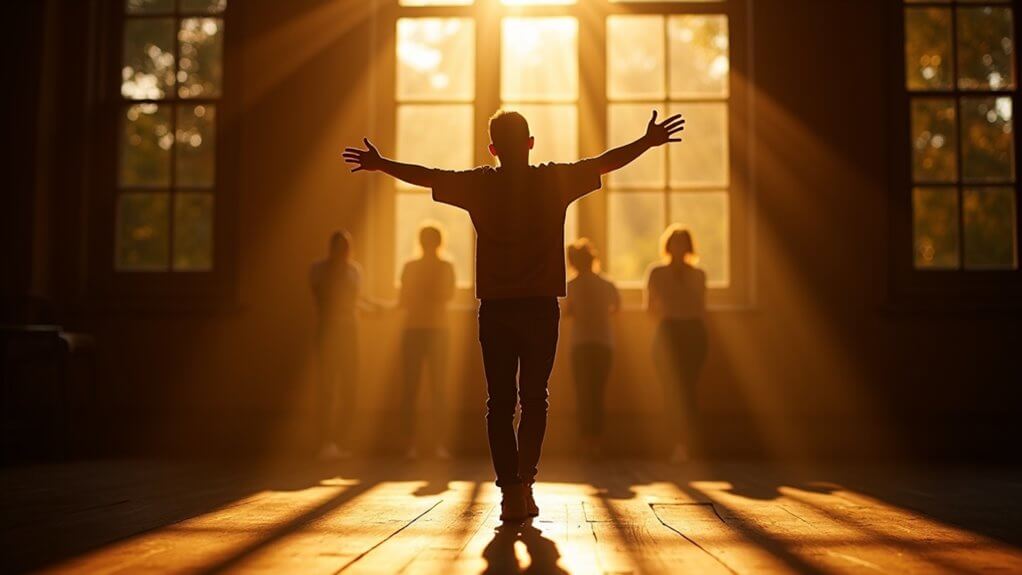 Man standing during a therapy for religious trauma
